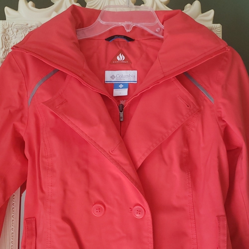 Double button omni-heat Columbia trench